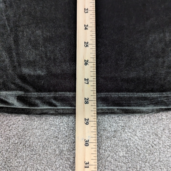 DARK green velvet velour skirt size Medium BNWT - Picture 5 of 7